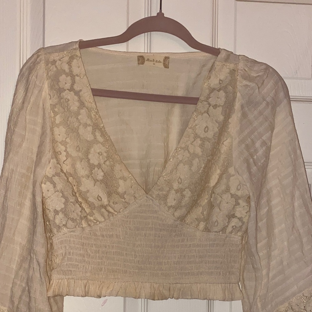 Altar’d State Cream Top